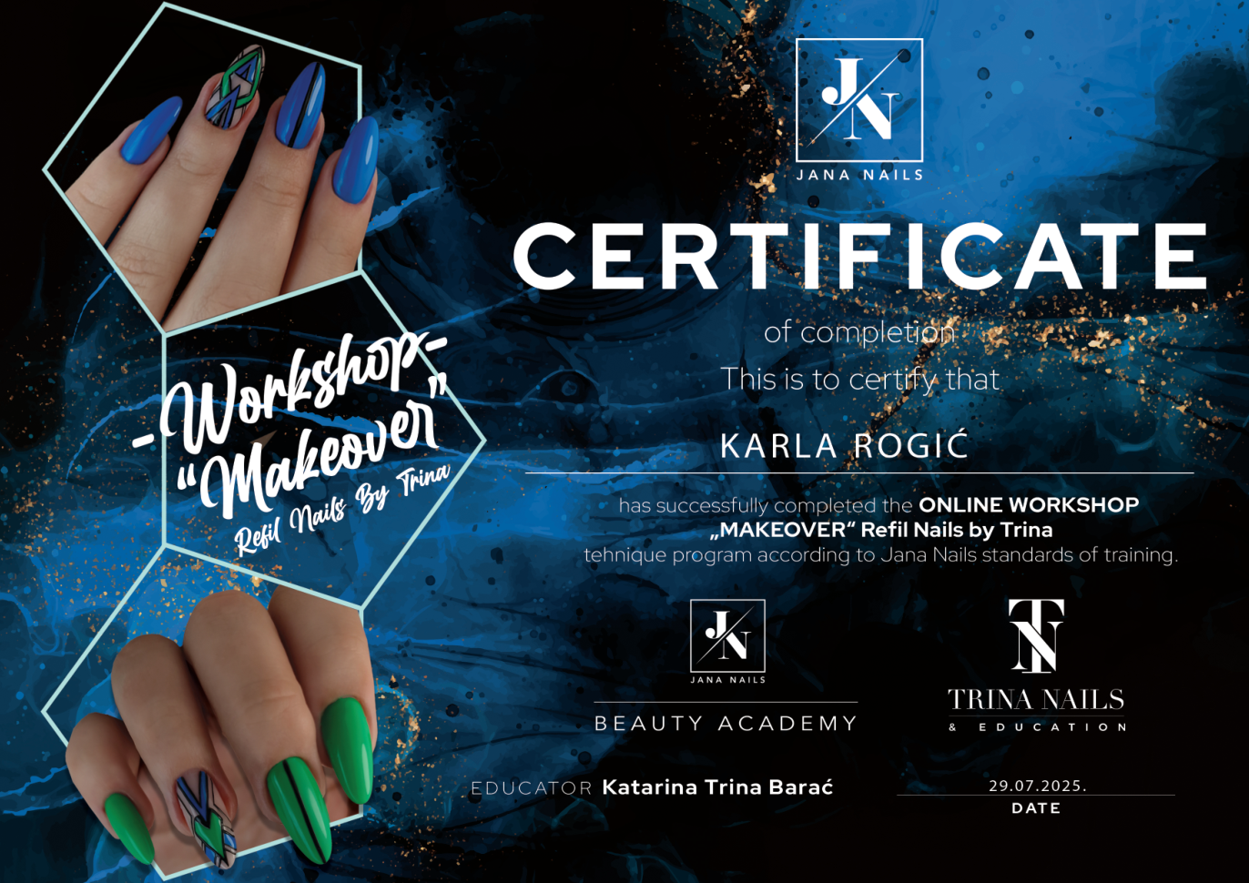 Online workshop Makeover refill nails